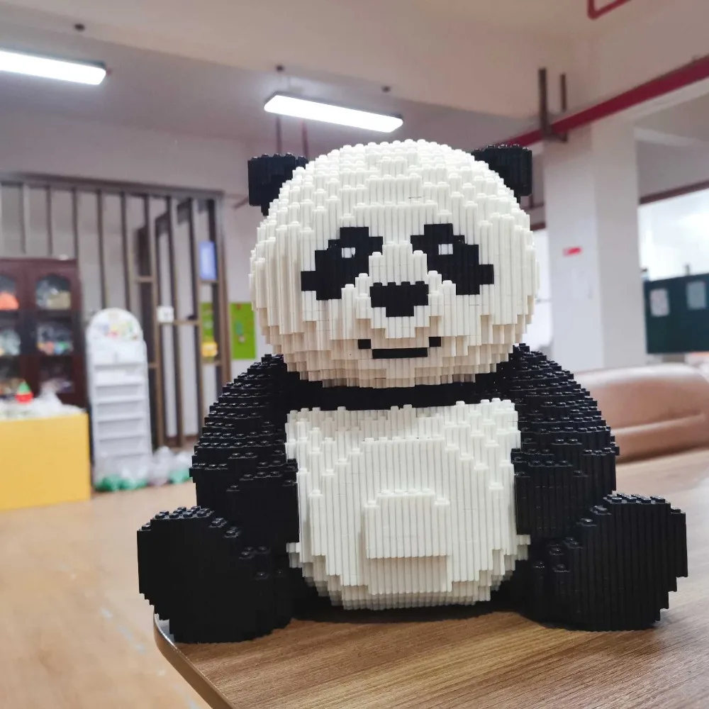 7812 шт. Xizai блоки в стиле милой панды конструкторы аукцион фигурки Brinquedos Для