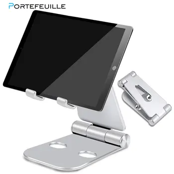 

Portefeuille Universal Aluminum Tablet Holder Stand Flexible For iPad Pro 10.5 2 Mini Dock Stand Adjustable Soporte Accessories