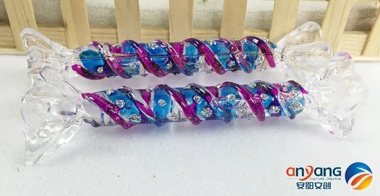 

Christmas ornaments Christmas tree pendant 13.5CM acrylic painted candy 1 root