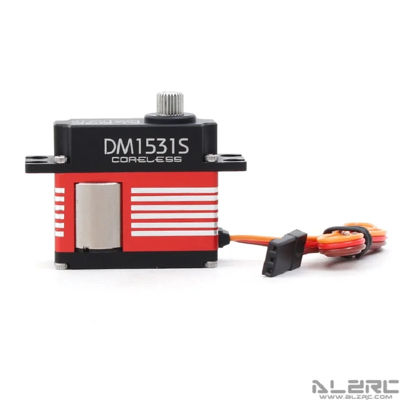 

ALZRC DM1531S Coreless CCPM Medium Digital Metal Servo All CNC Aluminum w/ Metal Gear FUT JR Propo Plug For RC Helicopter Toy