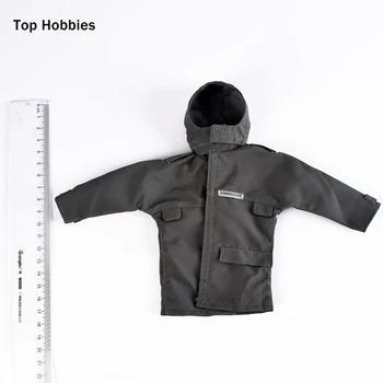 

1/6 Figure Dragon Clothes Hooded Rain cloth coat jacket loose windbreaker Army Green Fit 12 Inch Action Figure Toys Body