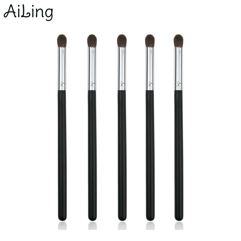

Professional Horse Hair Highlighter Brush Soft Animal Hair Makeup Brushes for Eye Make Up Long Wooden Handle Cosmetic Tools