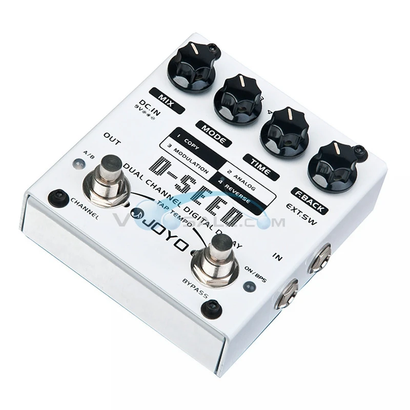 JOYO D-SEED гитарные педали с эффектом Delay Effects гитара Stompbox двухканальный цифровой Delay True Bypass аксессуары для гитары