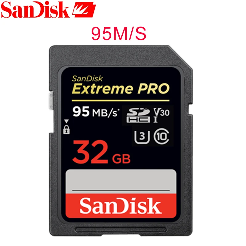 SanDisk Extreme PRO scheda SD 128 GB 64 GB 32 GB 16 GB 256 GB SDHC UHS-I Scheda di memoria Ad Alta Velocità 633X Classe 10 95 MB/s V30 per fotocamera