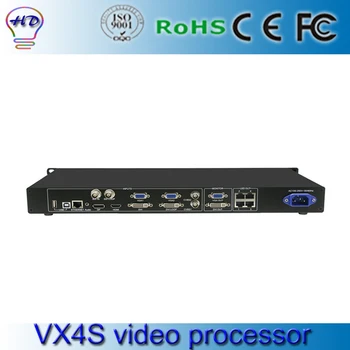 

Hot sale production 2016 vx4s led video processor include include CVBS2 VGA2 DVI1 HDMI1 DP1 and SDI1 for rental LED display
