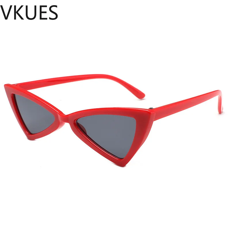 

VKUES Women's Cat Eye Sunglasses Triangle Retro Style Well Matched Personalized Sunglasses Fashion Outdoor Eyewear Driver Mirror