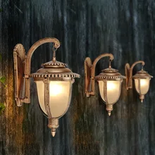 Современный наружный настенный светильник, винтажный подвесной светильник uminaire exterieur для виллы, двора, балкона, сада, коридора, украшения