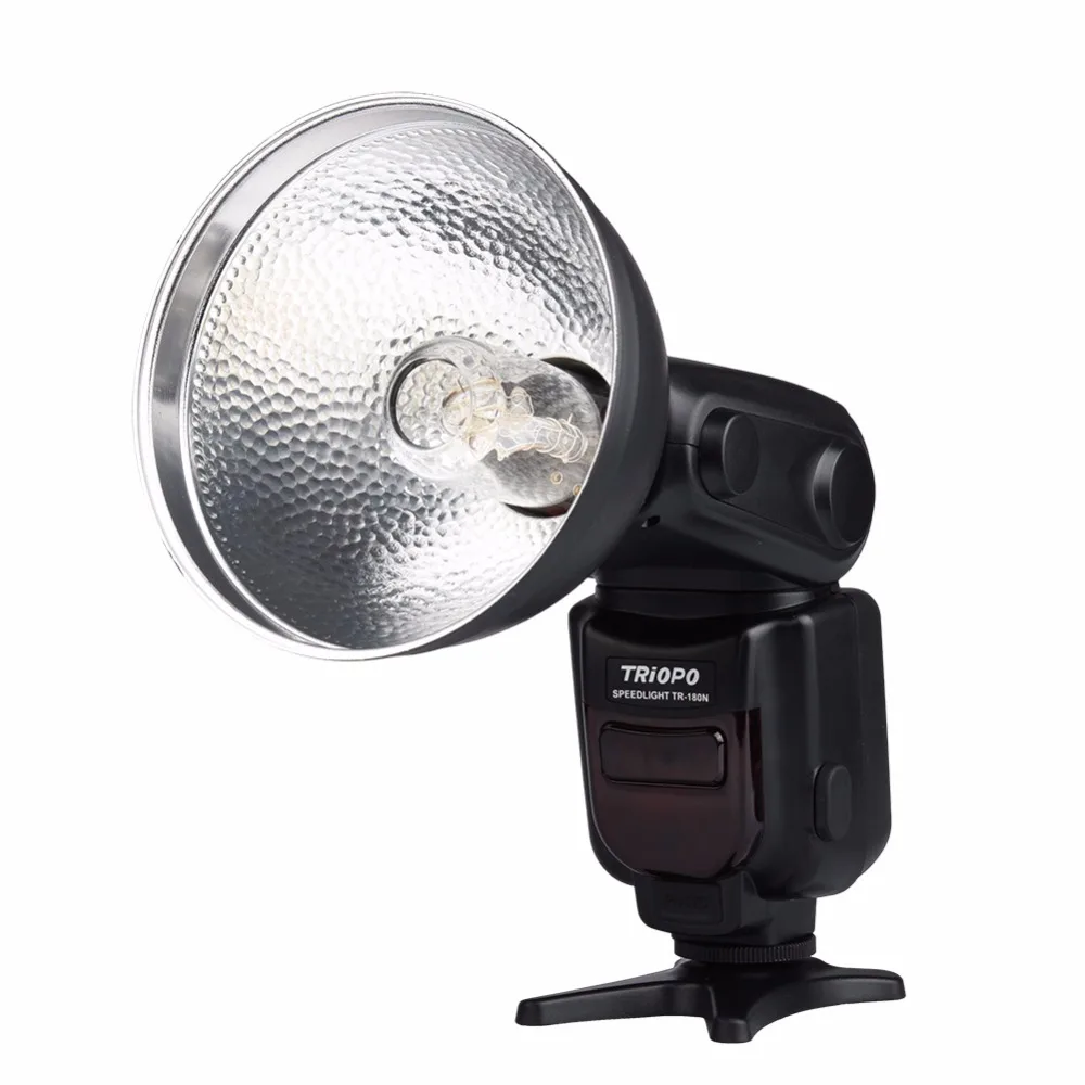 

TRIOPO TR-180C E-TTL Bare Bulb Bounce & Swivel Auto Flash Speedlite with Reflector for Canon DSLR Camera 800D 760D 80D 70D 5DIV