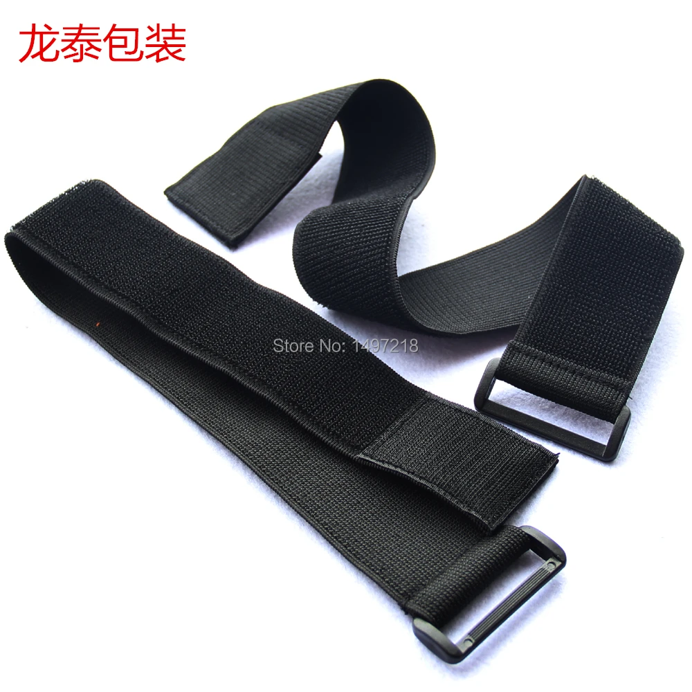 Free shipping 10pcs 3.8cm x 40cm nylon self adhesive elastic strap