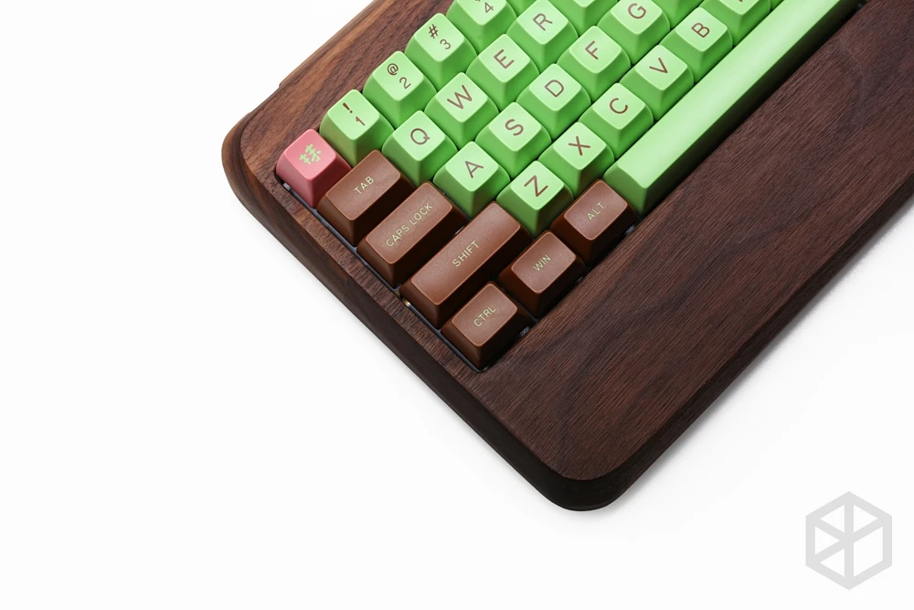  maxkey abs doubleshot keycap sa profile matcha for mechanical keyboards gh60 poker 87 tkl 104 108 a