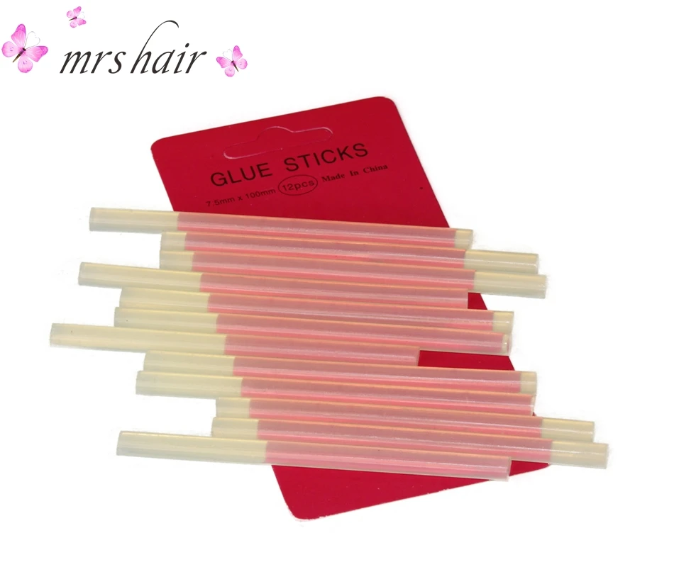 Keratin Glue Sticks 12pc/pack Hot Melt Glue Sticks 10mm*7mm Professional Hair Tools 5 Colors For Fusion Keratin Hair Extensions Keratin Glue Sticks 12pc/pack Hot Melt Glue Sticks 10mm*7mm Professional Hair Tools 5 Colors For Fusion Keratin Hair Extensions