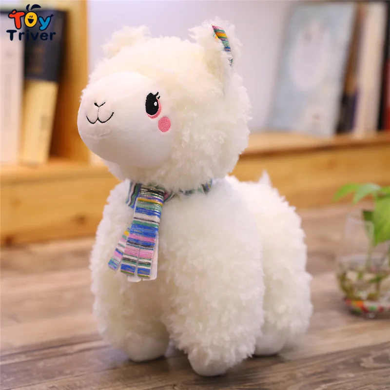 Kawaii овечья шерсть плюшевая игрушка тройник чучела животных кукла дети мальчики