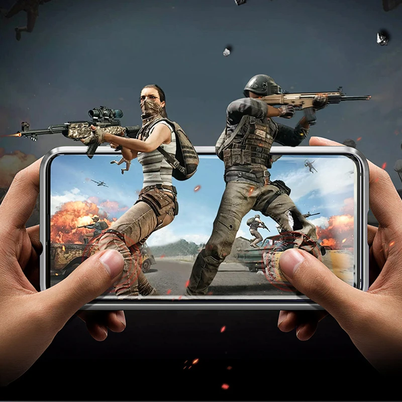 360 магнитный адсорбционный защитный чехол для Sumsung Galaxy S10 Plus металлическая задняя