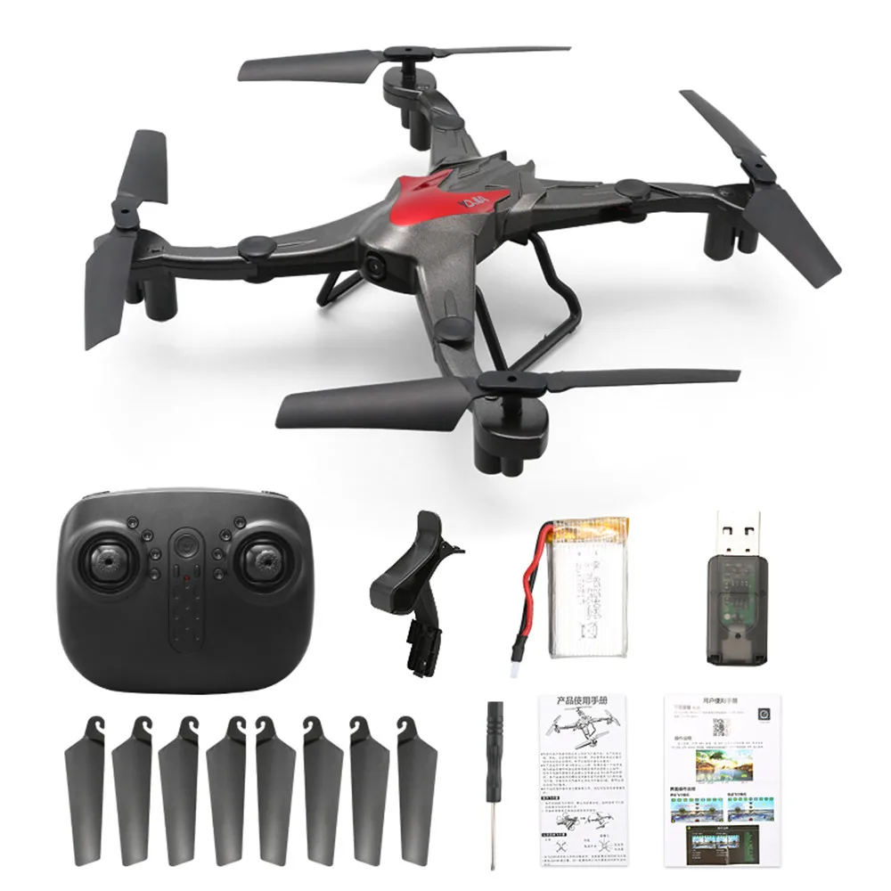 

Foldable RC Drone Quadcopters 720P WIFI FPV Camera Set Height Holding One Key Return Headless Mode Gravity Sense