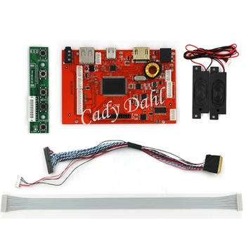 

TYPE C USB HDMI AV Earphone + 40P LVDS Cable + Speaker Controller Board for Raspberry PI 2 PC 1600x900 2ch 6 bit LCD Display