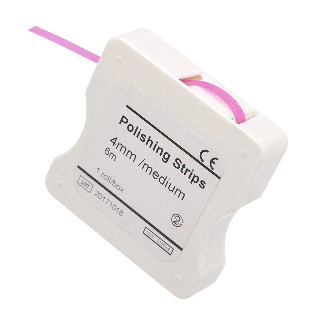 

High 1Roll Interdental Polishing Strip Whitening Teeth Oral Care Abrasive Tool 6mx4mm UEJ