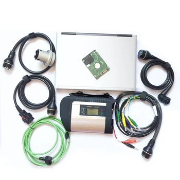 Günstig Top Qualität MB Star C4 SD Verbinden Mit Neueste Software MB C4 V 2020,06 Mit D630 Laptop 4g Diagnose Werkzeug Stern C4 Arbeit Für Autos