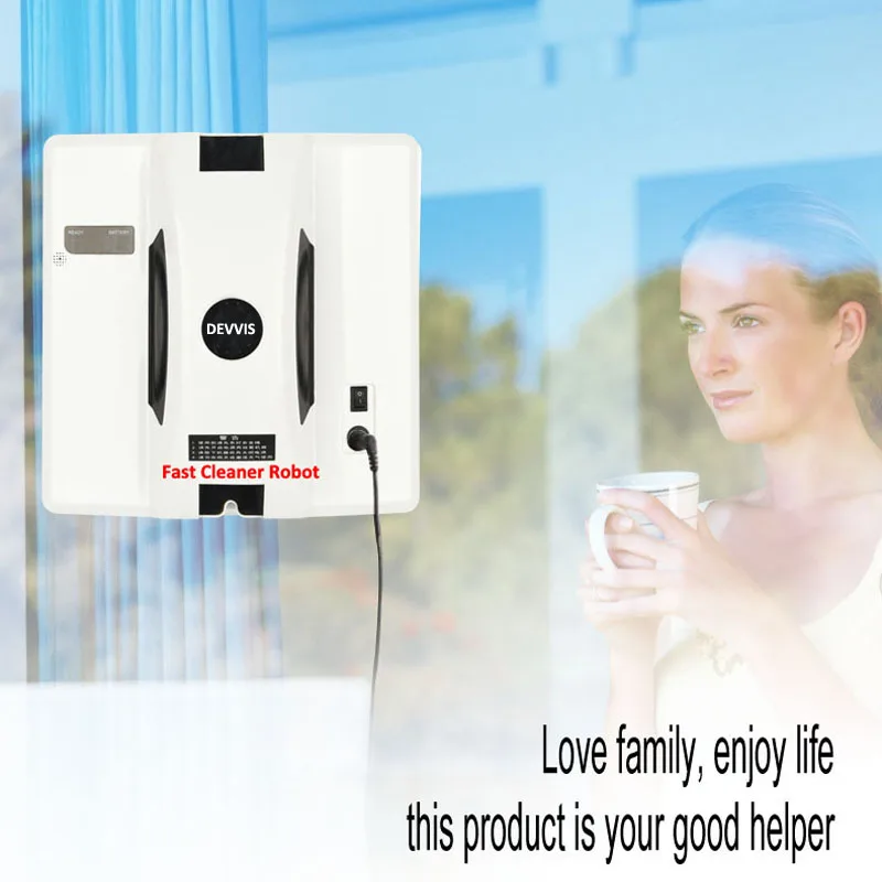 

Remote control Wet and Dry Window Vacuum Cleaner Robot,Window Robot Cleaner, Enabled inside+outdoor high up on window