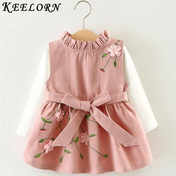

Keelorn 2020 Newest Style Summer Baby Child Cotton Vest Baby Princess Girls Toddlers Newborn Flower Dress Birthday Dress