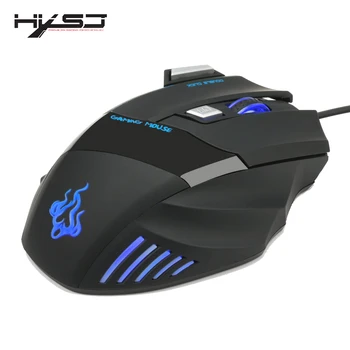 

HXSJ Gaming mouse Custom Computer Mouse 3200CPI 7 Buttons mouse game Ergonomic USB optical wired gaming mouse for PC Laptop