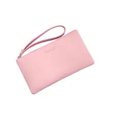 Модная женская ПУ кошелек, сумочка-ристлет для телефона, косметичка для ключей, кошелек с застежкой-молнией