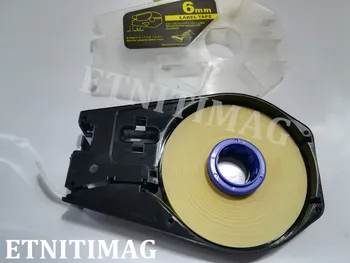 

Mixed 6mm 9mm 12mm White Yellow Label Tapes Core tm-1109y For Electronic Lettering Marker mk2500,mk2600,mk1500,m-1pro IV,mk2100