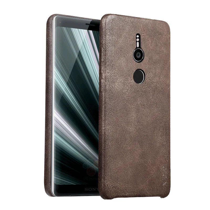 

X-level Luxury Vintage Cowboy PU Leather Case for Sony Xperia XZ3 XZ2 High Quality Back Shell for Sony XZ3 Case Newest Business