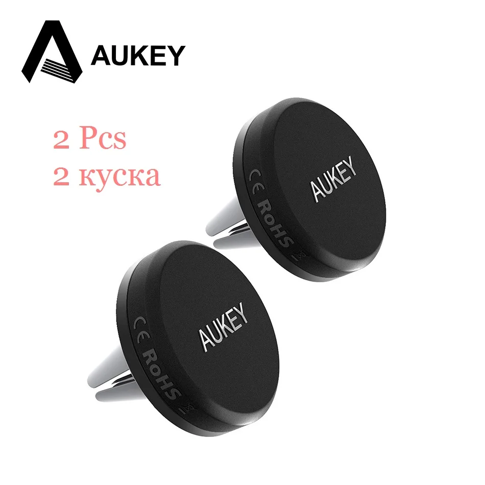 AUKEY 2 шт./лот 360 градусов Универсальный автомобильный держатель Магнитный с