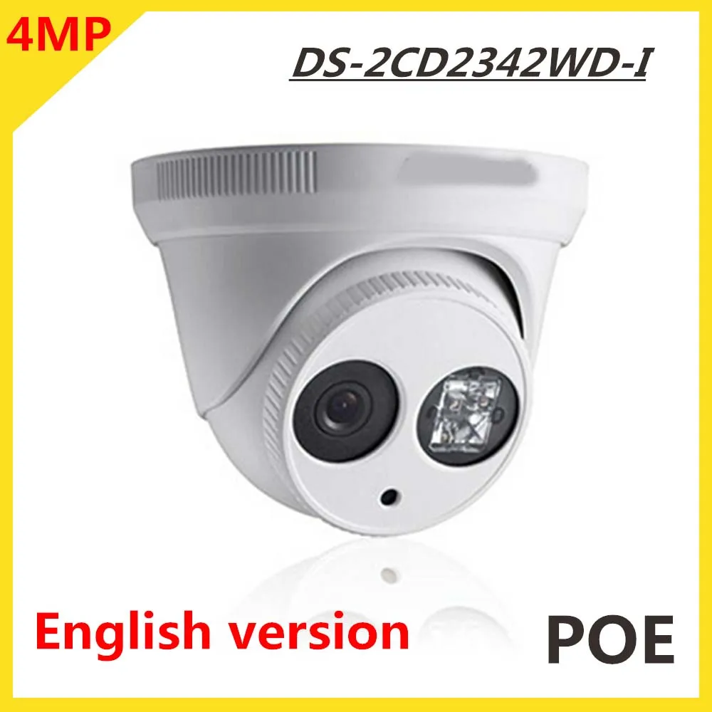 Original HK DS 2CD2342WD I English version 4MP IP camera 120dB WDR p2p