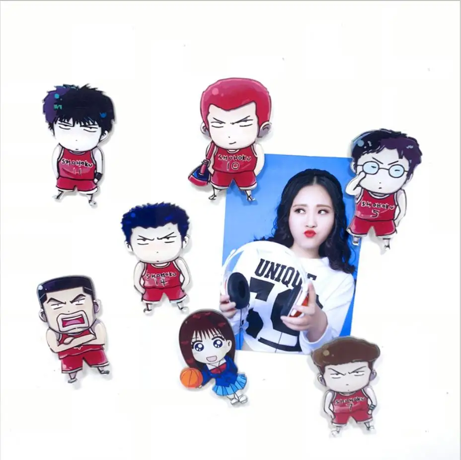 سلام دنك كرة السلة Sakuragi زهرة الطريق Rukawa فنغ ستيكر للثلاجة اللعب