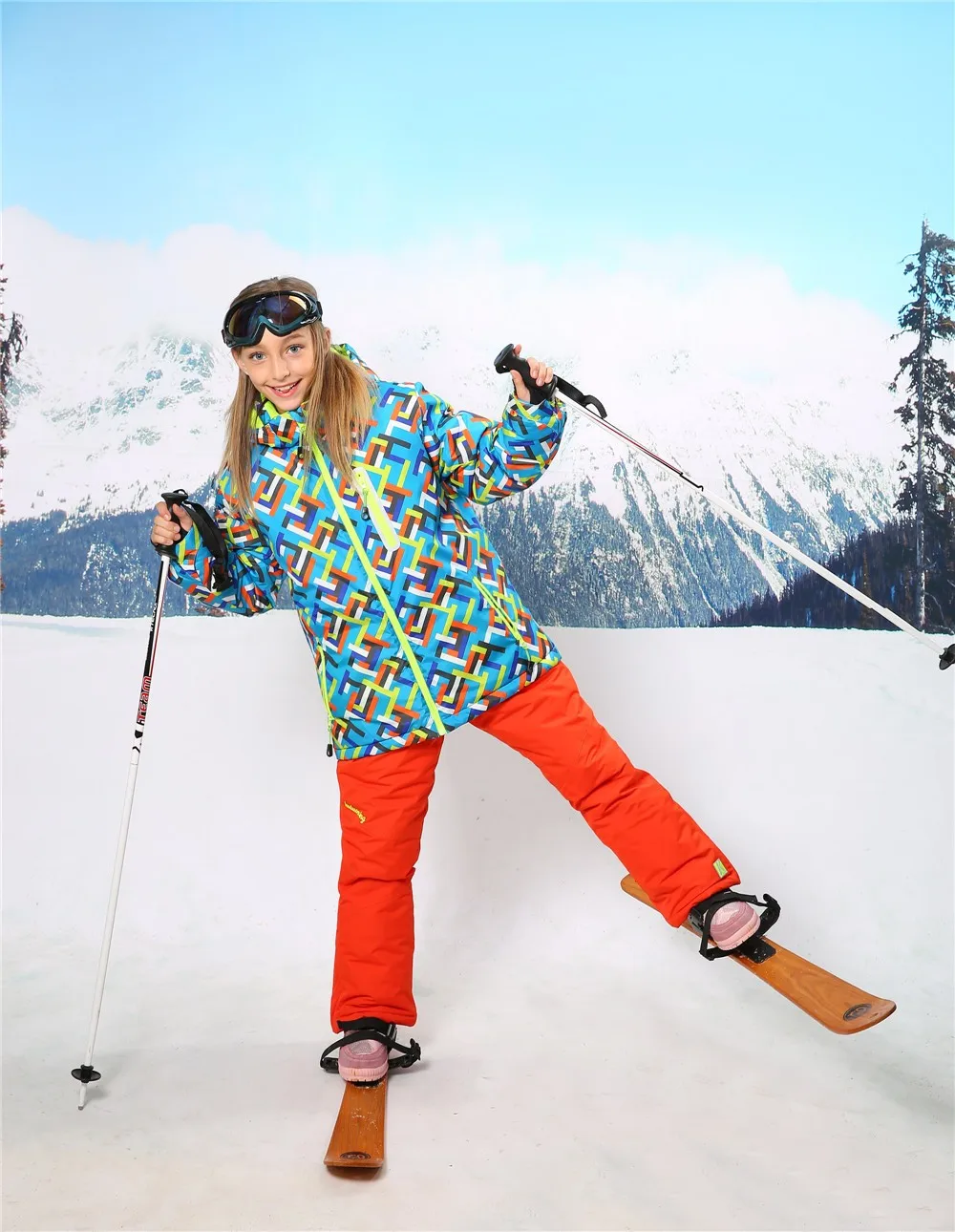 Водонепроницаемое теплое пальто 15000 ММ Спортивный Лыжный костюм ветрозащитные куртки для мальчиков комплекты детской одежды верхняя одежда для детей от 3 до 16 лет
