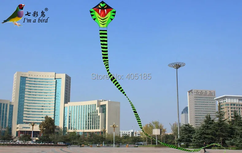 Спорт на открытом воздухе 30 м мощный Змеиный змей хороший полет|fly toy|kite sizekite cost |