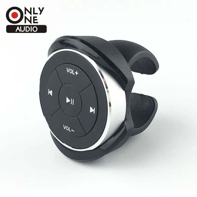 Wireless Bluetooth Media Remote Control Car Wheel Steering remote Motorcycle Bike Handle bar Multimedia FM transmitter