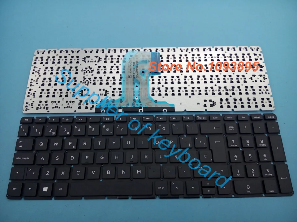 Новая испанская клавиатура для ноутбука HP Home 15-ay012la 15-ay013la 15-ay014la 15-ay015la 15-ay016la RTL8723BE |
