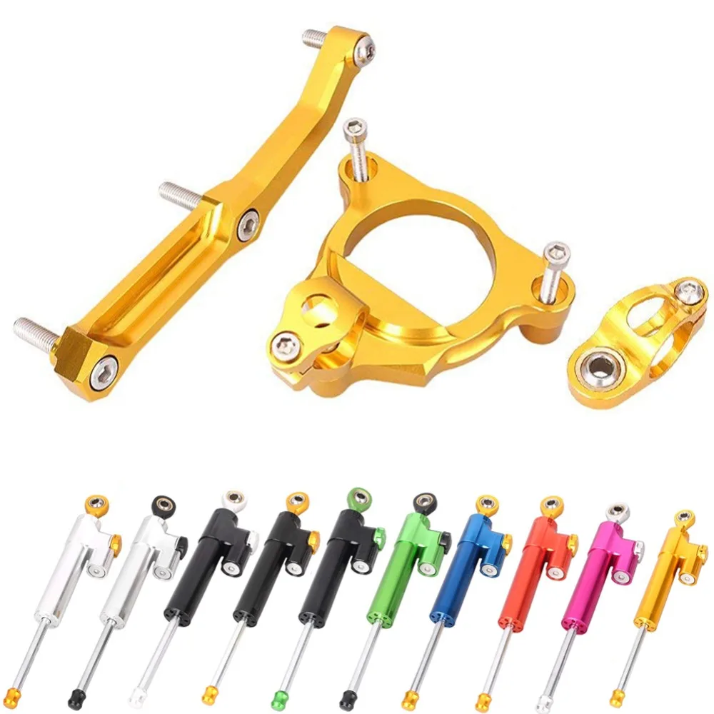 

ALLGT CNC Steering Damper Stabilizer & Bracket for Kawasaki Z800 2013 2014 2015