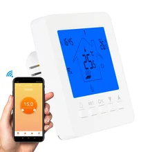 Wi-Fi умный термостат регулятор температуры работает для воды/Электрический пол Отопление/газовые котлы для Alexa Google