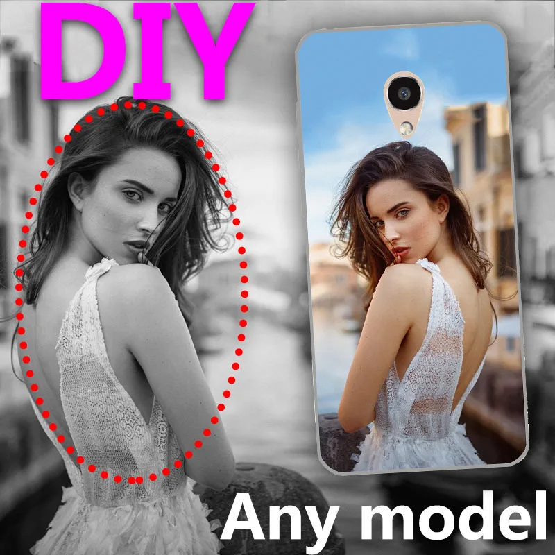 DIY пользовательские фото имя Настроить печать чехол для OPPO зеркало 5 5S A51