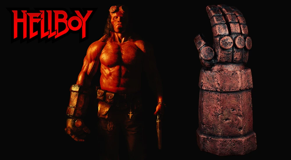 Перчатки Hellboy Rise Of the queen, латексные перчатки для косплея, оружие, Вечерние перчатки для Хэллоуина, Прямая поставка