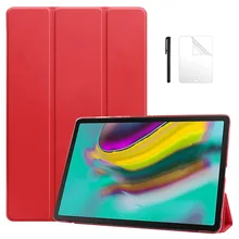 Прозрачный из искусственной кожи чехол для нового выхода samsung galaxy Tab S5E s5e 10,5 T720 SM-T720 T725 чехол для планшета+ пленка+ ручка