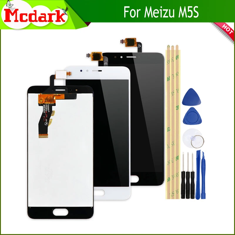 ЖК-экран Mcdark для MeiZu M5S meilan 5S M612H M612M 5 2 дюймов Сменные аксессуары ЖК-дисплей +