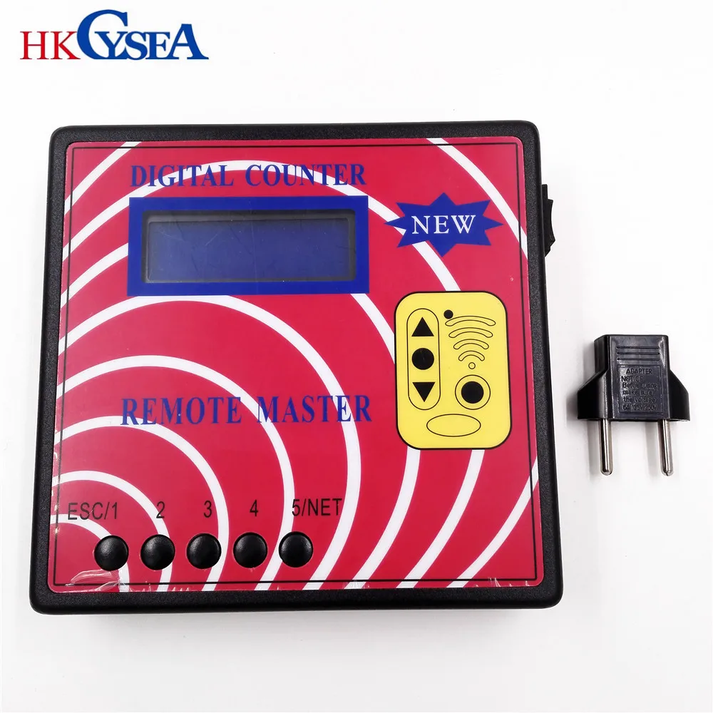 

HKCYSEA Digital Counter Frequency Tester,Fixed/Rolling Auto Remote Copier/Master,Regenerate RF Remote Controller,Key Programmer