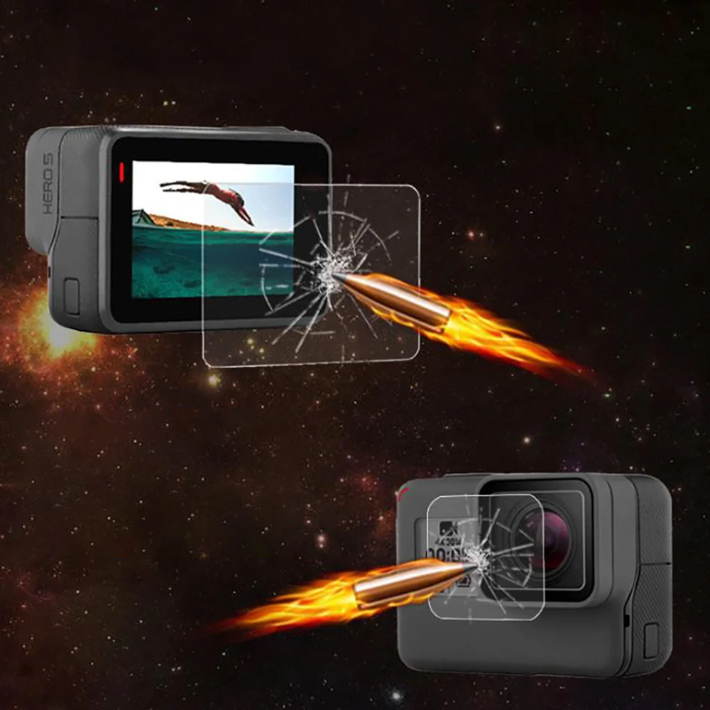 Защитная пленка Powstro для экшн Камеры Gopro Hero 7 6 5|Чехлы экшн-камер| |