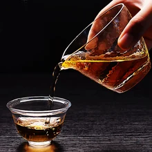 Японский стиль термостойкая стеклянная ярмарка чашка с чаем утечка утолщенный чайный инфузионный набор кухонный инфузионный стеклянный инфузионный набор Larg