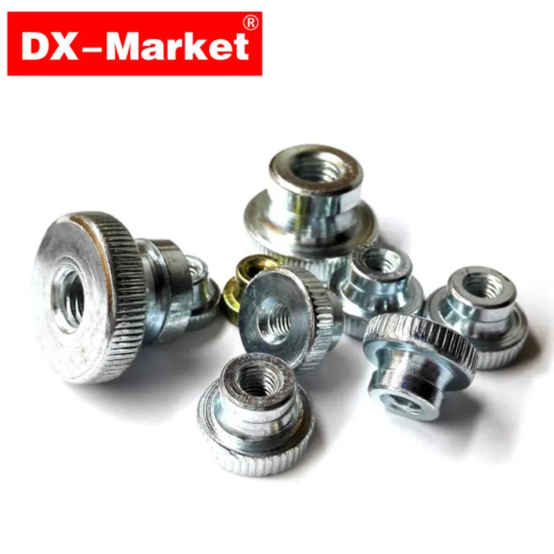 m6 knurled nut , 50pcs DIN466 B high quality thumb nut , Quick split