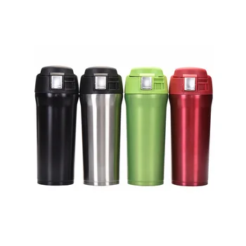 

BearCavalier Creative Large Capacity Double-Layer Stainless Steel Vacuum Thermos Bottle Coffee Cups Body Bouncing Gift Kettle