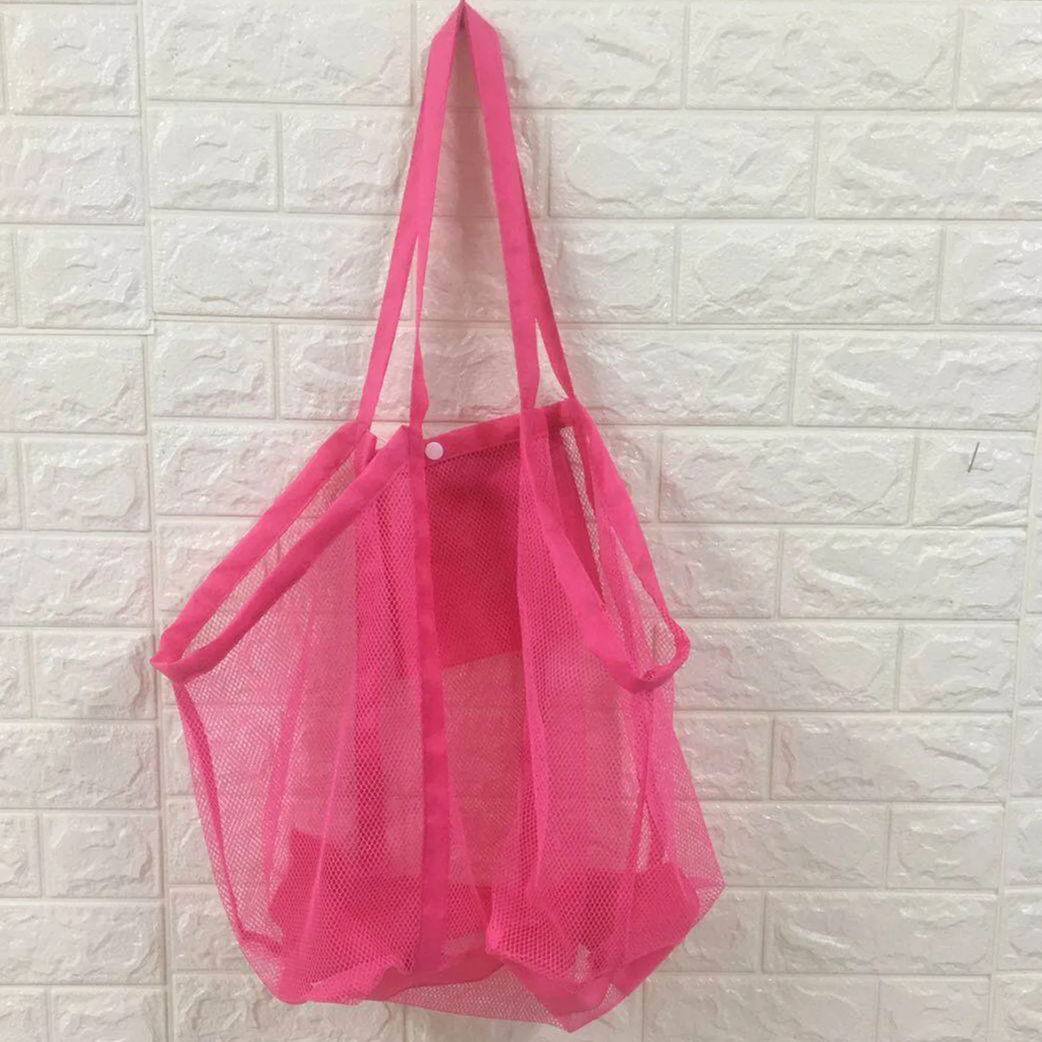 Foldable Portable Beach Bag Kids Children Mesh Storage Bag Beach Toy Baskets Towel Bag Baby Toy Storage Sundries Storage Bags - Цвет: 08
