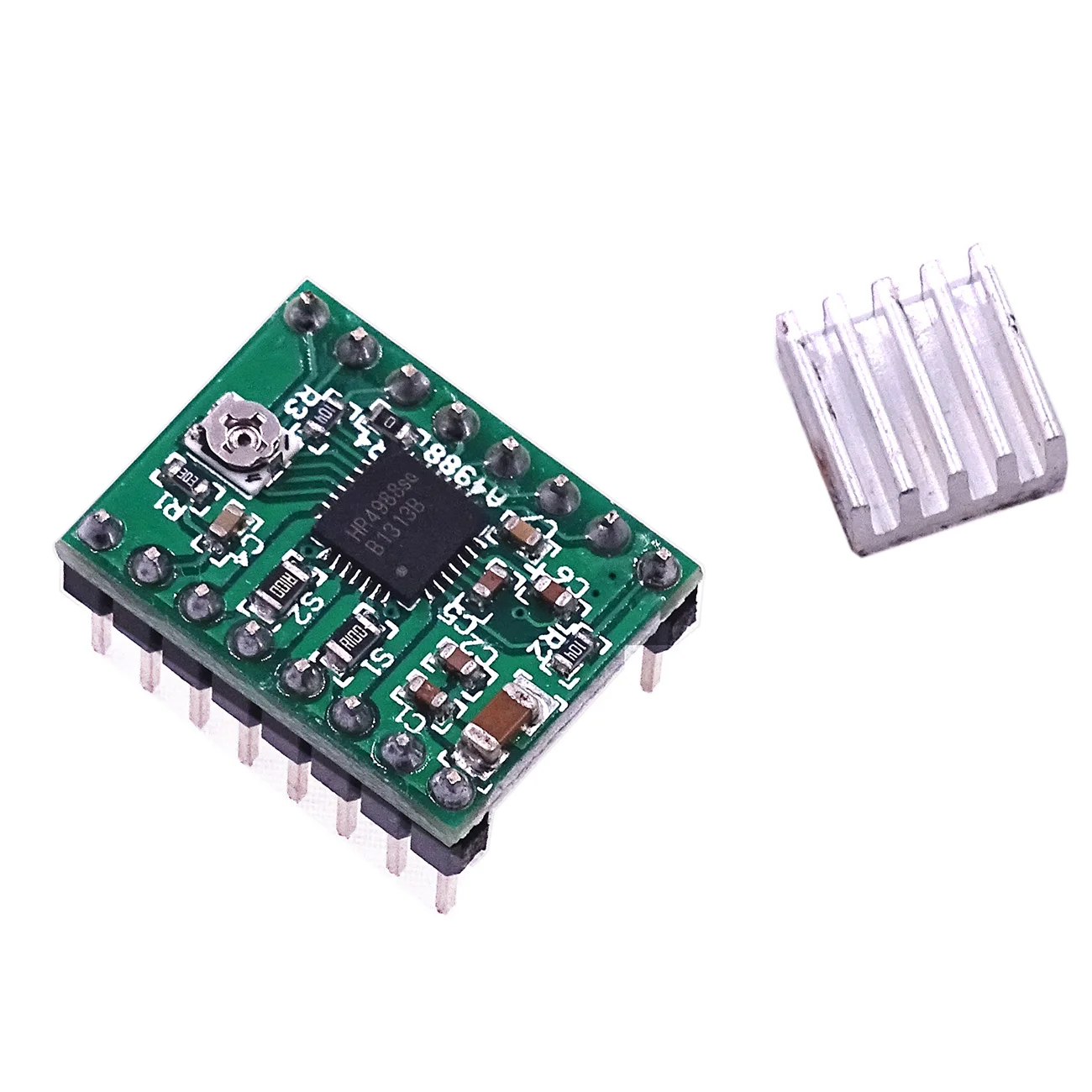 Шаговый драйвер Reprap A4988 зеленый модуль драйвера для шагового двигателя с