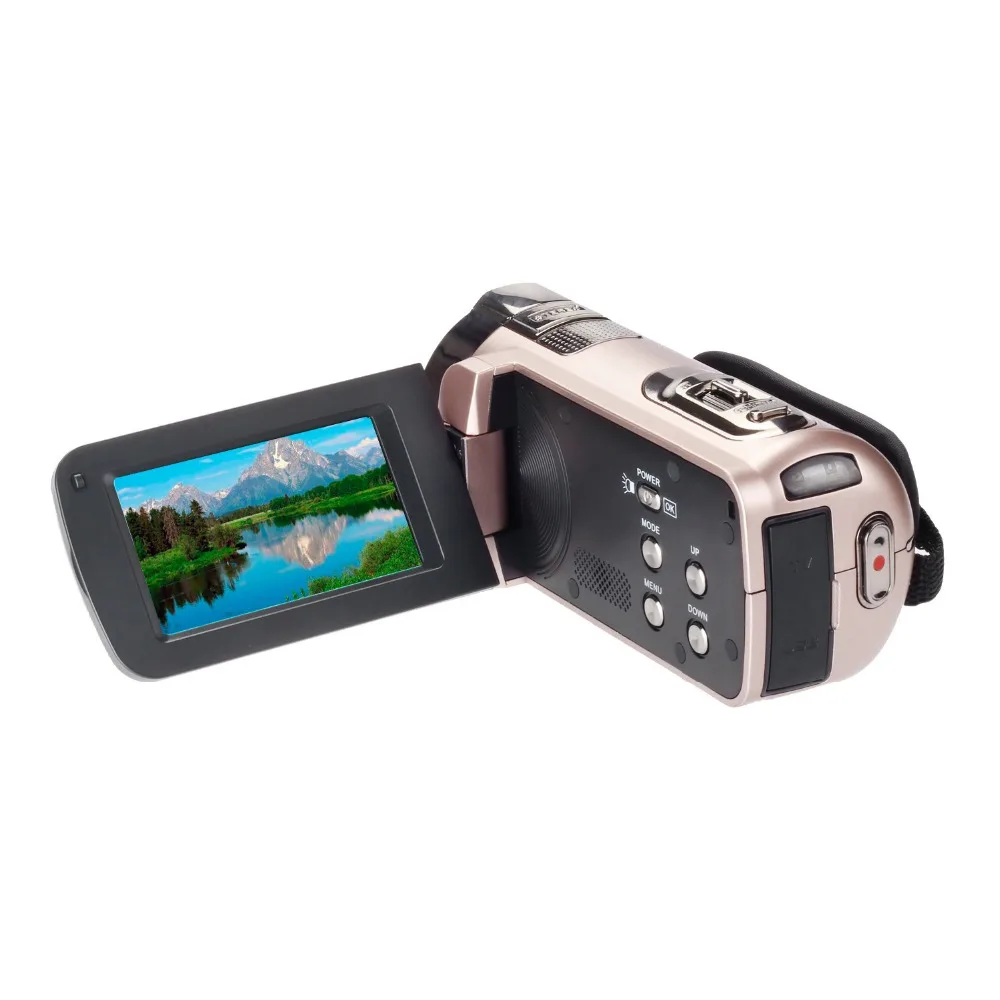 HDV-312P HD Digital Photo Камера 16X24 Мп 720 P профессиональные цифровые видеокамеры 2,7 дюйма TFT Вращения Экран с светодиодный заполняющий свет