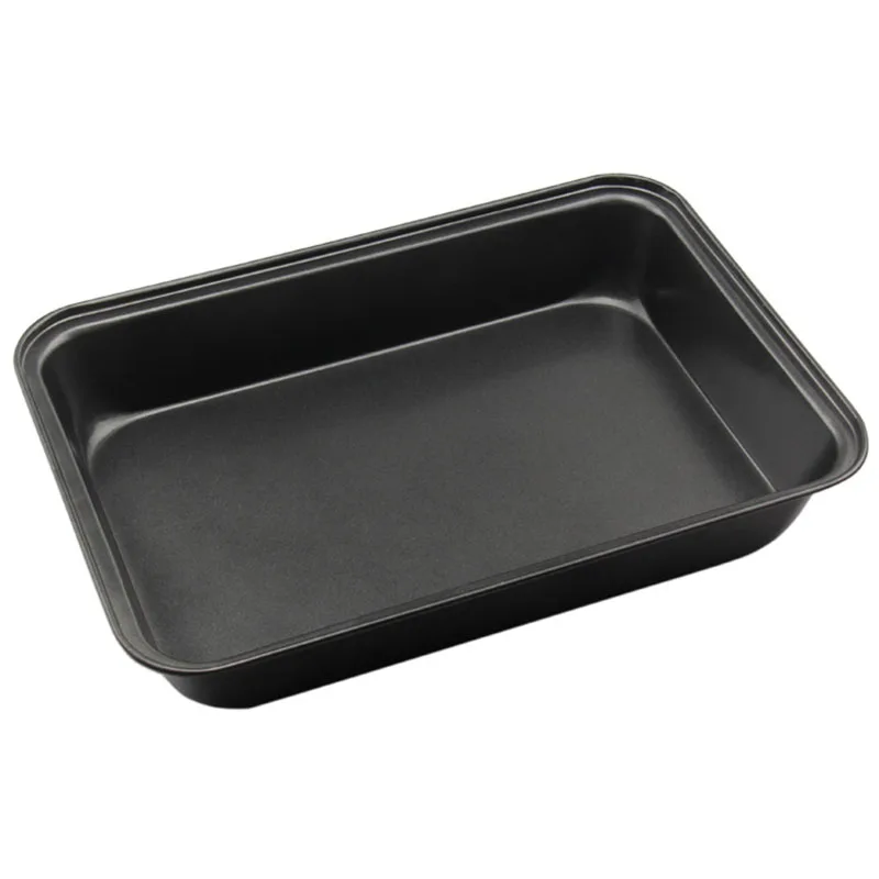 

Medium 32CM Non-Stick Rectangular Baking biscuits pie pizza baking pan Tray kitchen bakeware CF