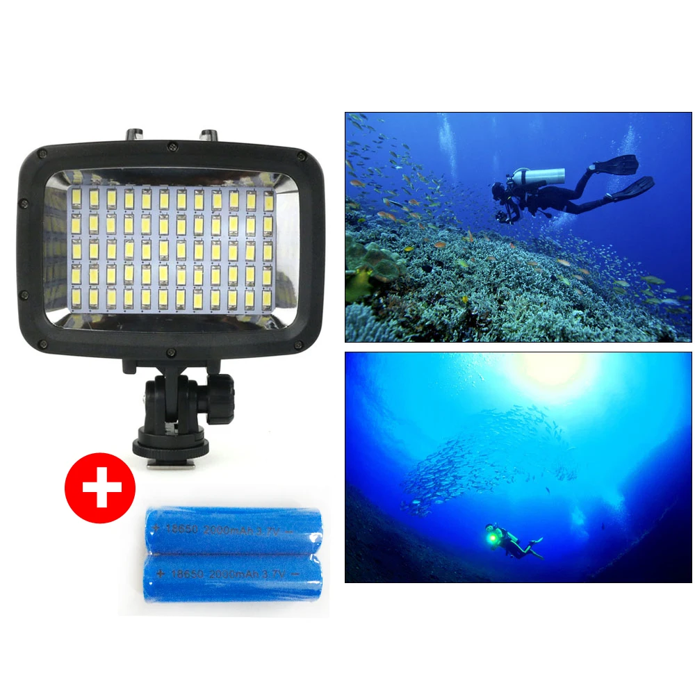Orsda Diving LED Video Light 40M Waterproof Underwater LED Photography
